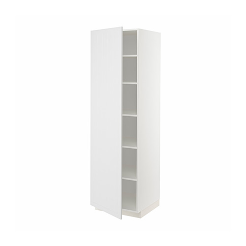 METOD - high cabinet with shelves, white/Stensund white | IKEA Taiwan Online - PE805978_S4