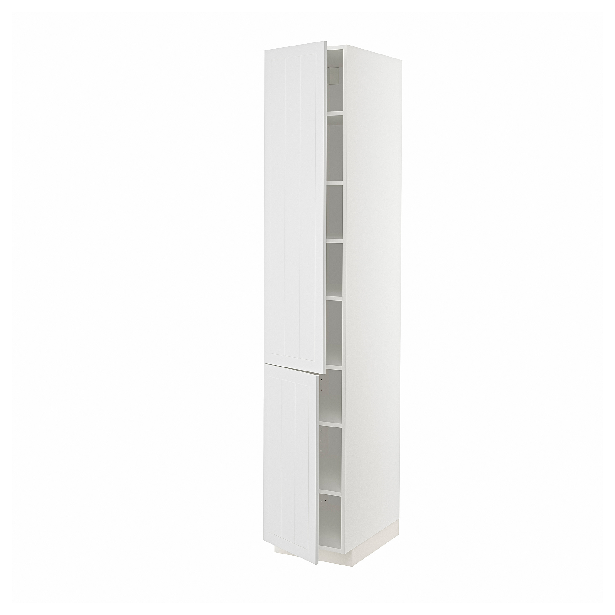 METOD high cabinet with shelves/2 doors