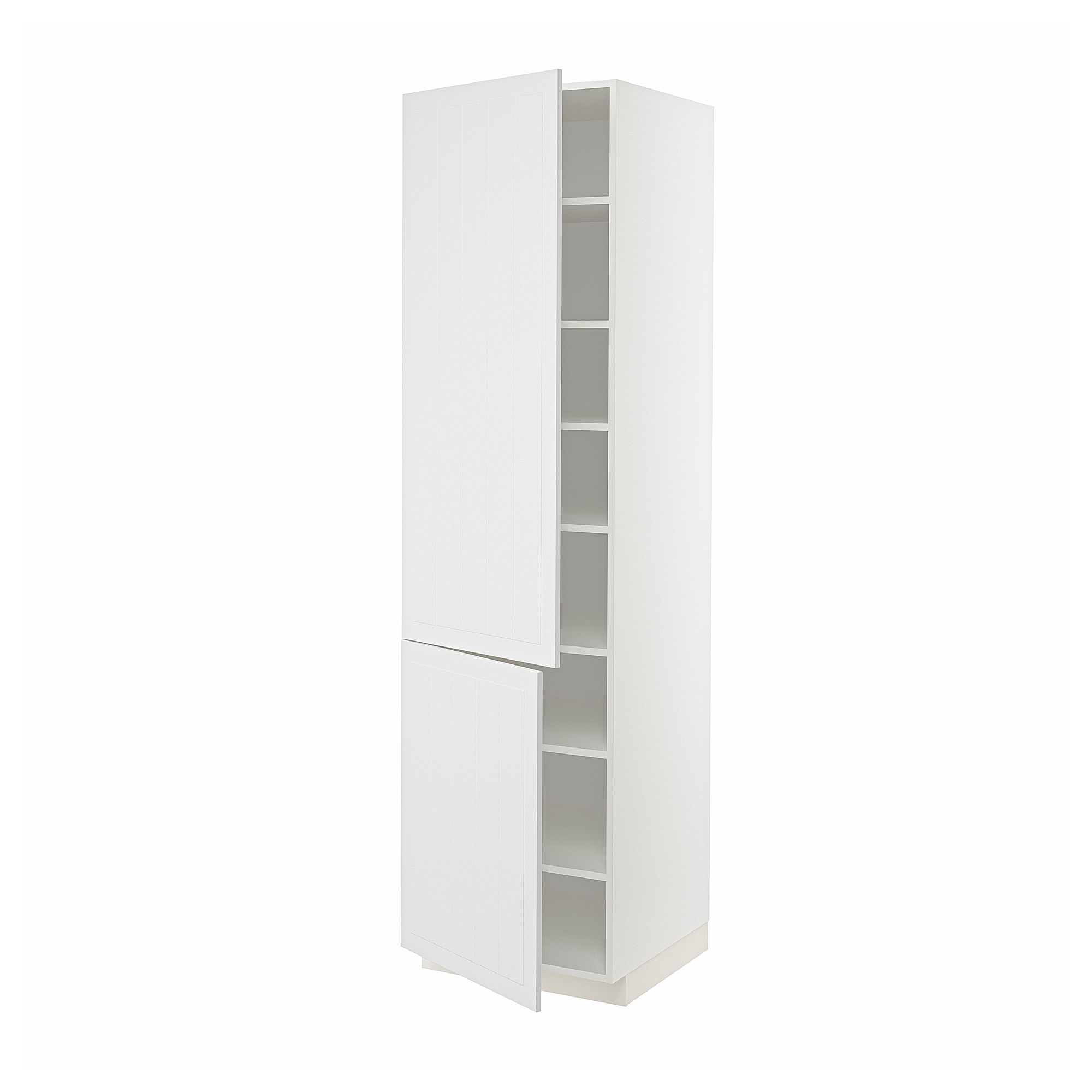 METOD high cabinet with shelves/2 doors