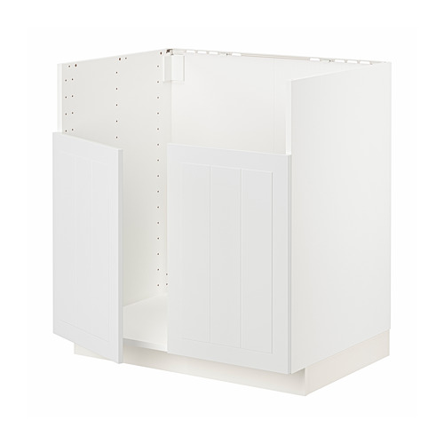 METOD - BREDSJÖN雙槽水槽底櫃, 白色/Stensund 白色 | IKEA 線上購物 - PE806025_S4
