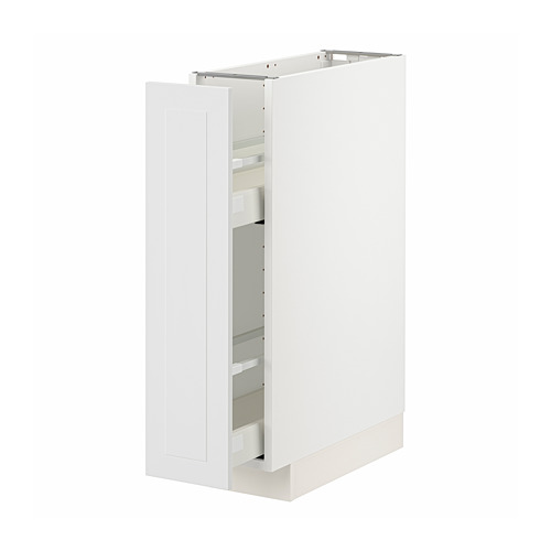 METOD/MAXIMERA - base cabinet/pull-out int fittings, white/Stensund white | IKEA Taiwan Online - PE805924_S4