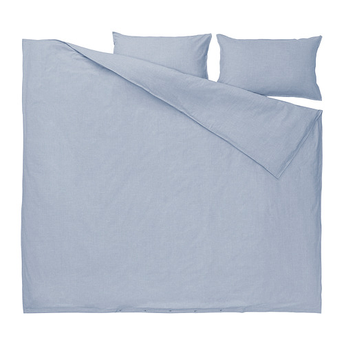 BERGPALM duvet cover and 2 pillowcases