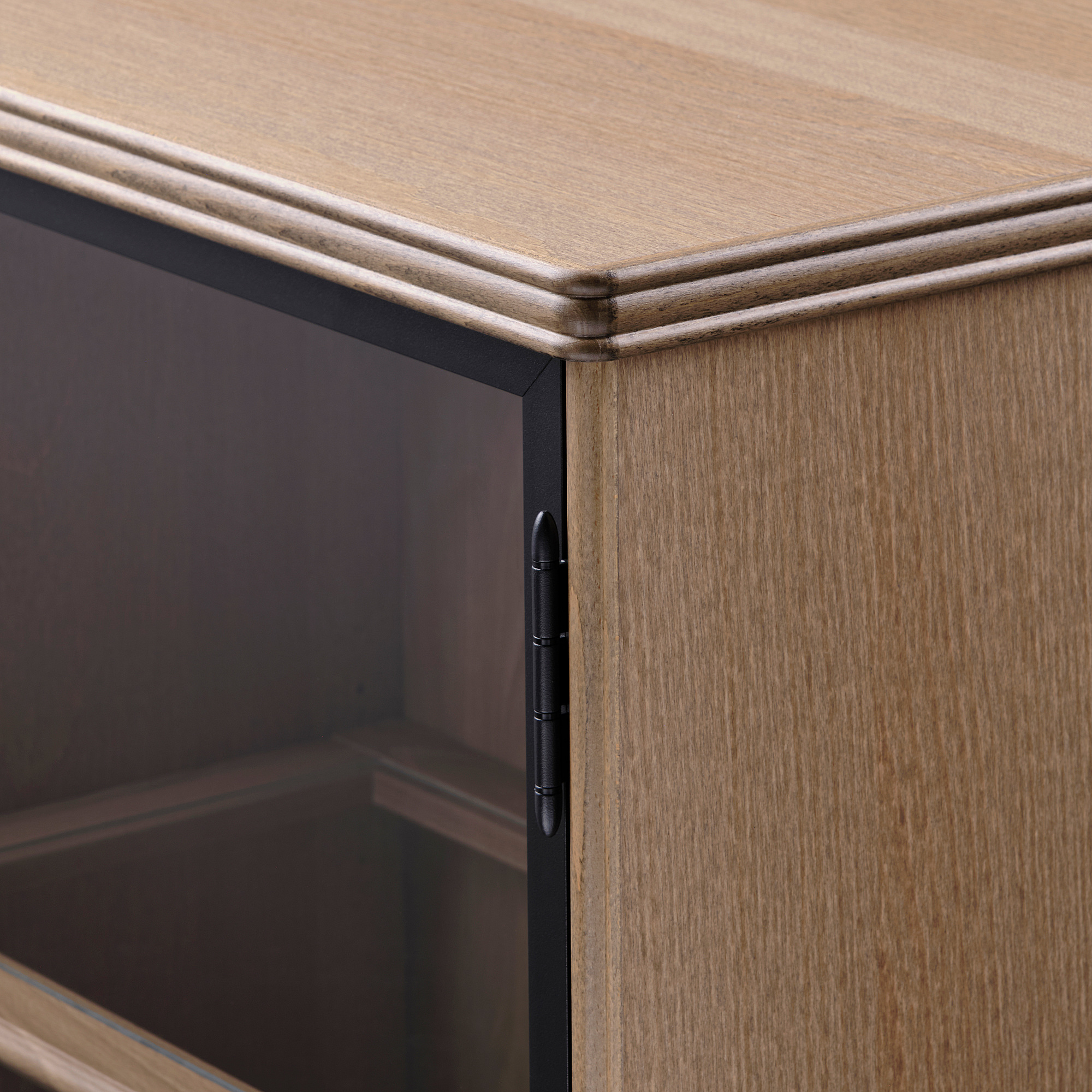 LANESUND glass-door cabinet