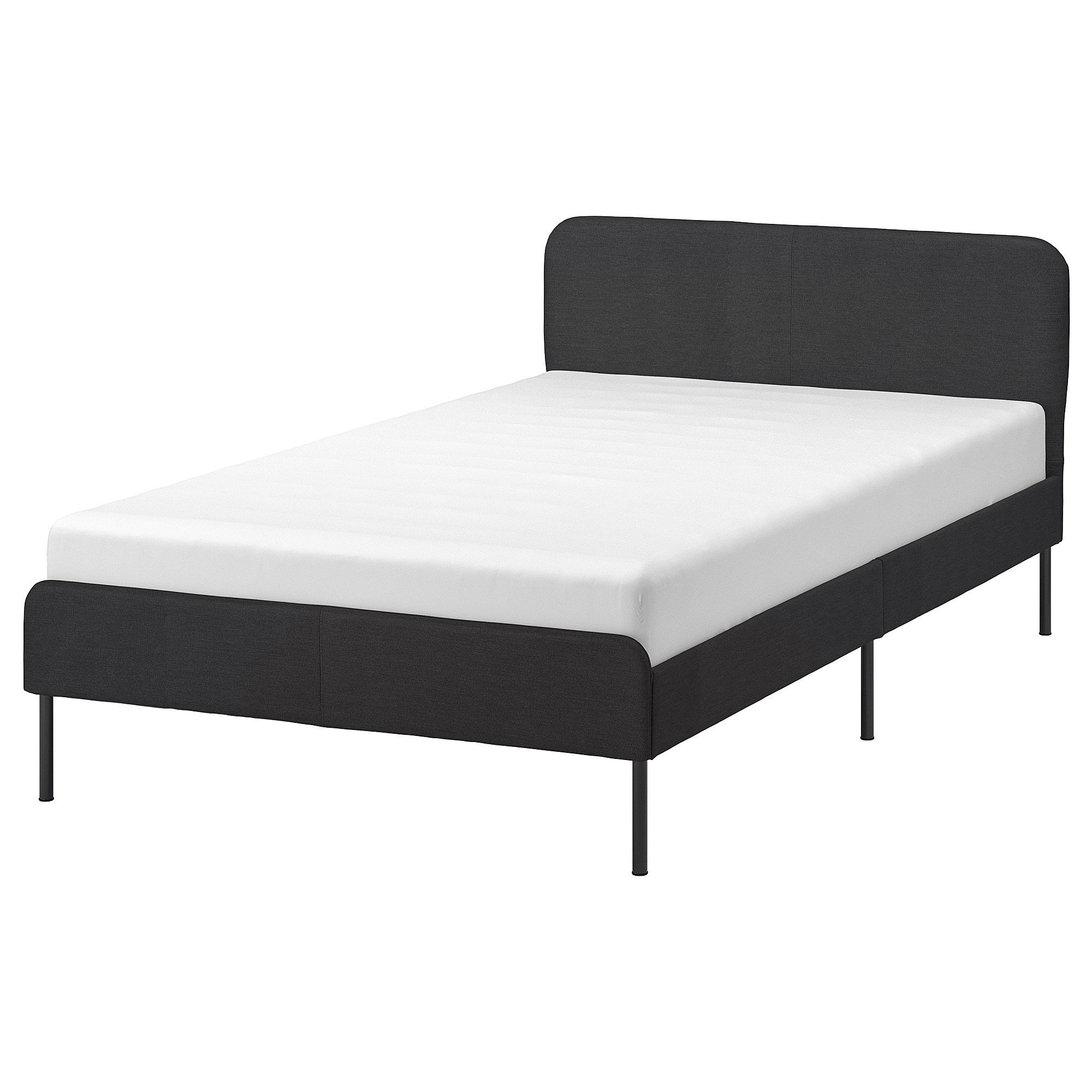 SLATTUM upholstered bed frame