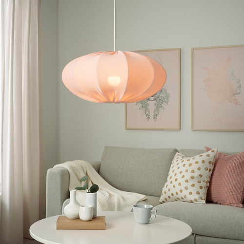 REGNSKUR - pendant lamp shade, oval pink | IKEA Taiwan Online - PE780930_S4
