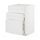 METOD/MAXIMERA - base cab f sink+3 fronts/2 drawers, white/Stensund white | IKEA Taiwan Online - PE805938_S1