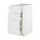 METOD/MAXIMERA - base cabinet with 3 drawers, white/Stensund white | IKEA Taiwan Online - PE805945_S1