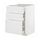 METOD/MAXIMERA - base cabinet with 3 drawers, white/Stensund white | IKEA Taiwan Online - PE805946_S1
