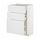 METOD/MAXIMERA - base cabinet with 3 drawers, white/Stensund white | IKEA Taiwan Online - PE806001_S1