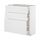 METOD/MAXIMERA - base cabinet with 3 drawers, white/Stensund white | IKEA Taiwan Online - PE805968_S1