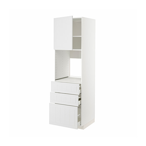 METOD/MAXIMERA - high cab f oven w door/3 drawers, white/Stensund white | IKEA Taiwan Online - PE805961_S4