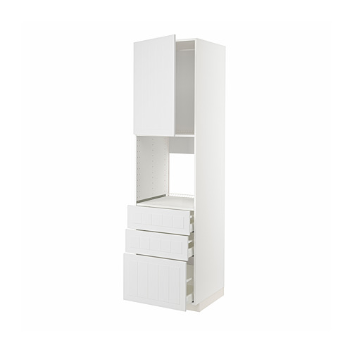 METOD/MAXIMERA - high cab f oven w door/3 drawers, white/Stensund white | IKEA Taiwan Online - PE805981_S4