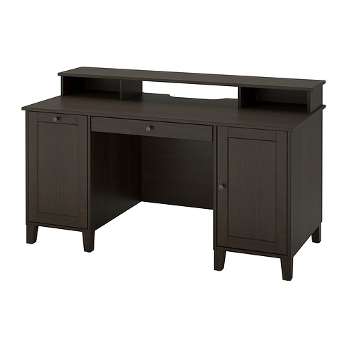 IDANÄS desk with add-on unit