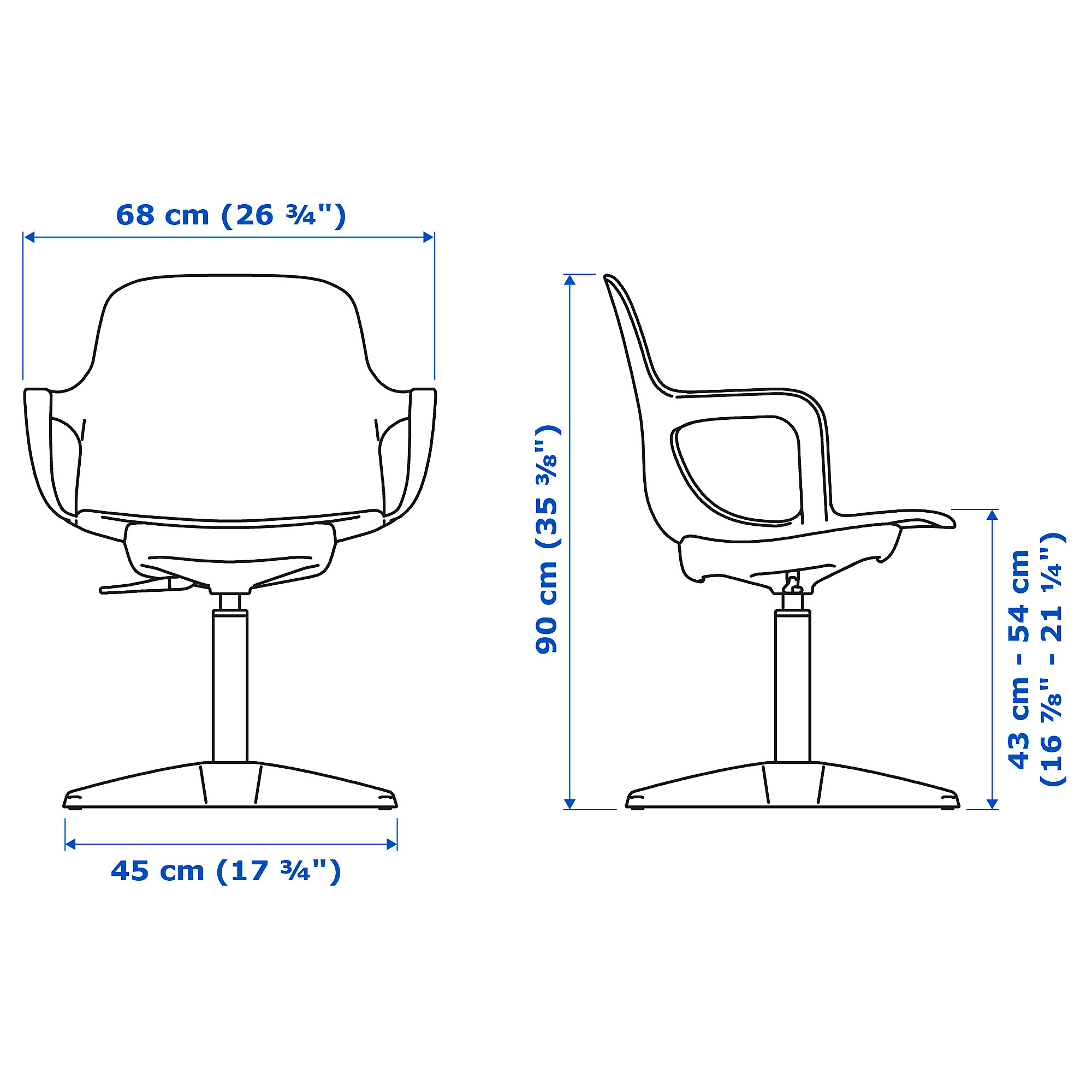 ODGER swivel chair