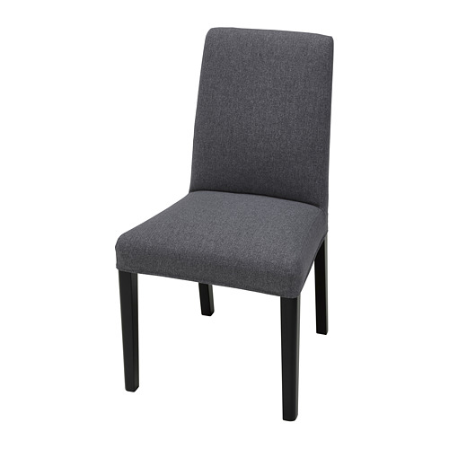 BERGMUND - chair, black/Gunnared medium grey | IKEA Taiwan Online - PE780957_S4