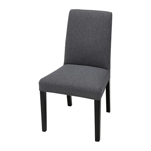 BERGMUND - 餐椅, 黑色/Gunnared 中灰色 | IKEA 線上購物 - PE780957_S4