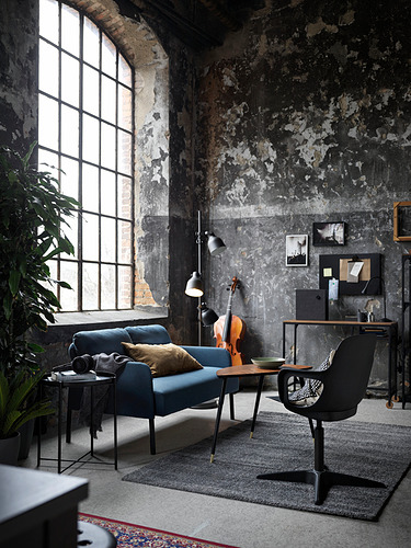 GLOSTAD - 雙人座沙發, Knisa 藍色 | IKEA 線上購物 - PH179219_S4