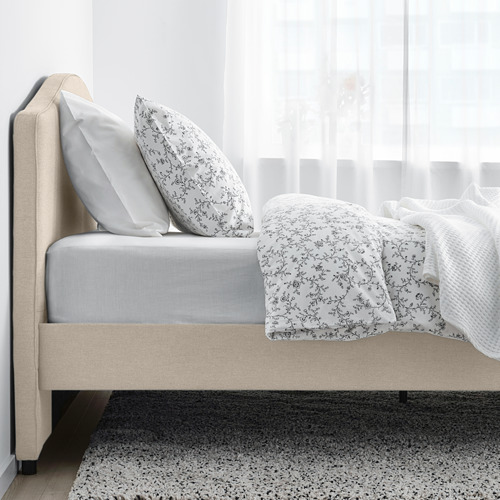 HAUGA - bedroom furniture, set of 4, Lofallet beige/white | IKEA Taiwan Online - PE781067_S4