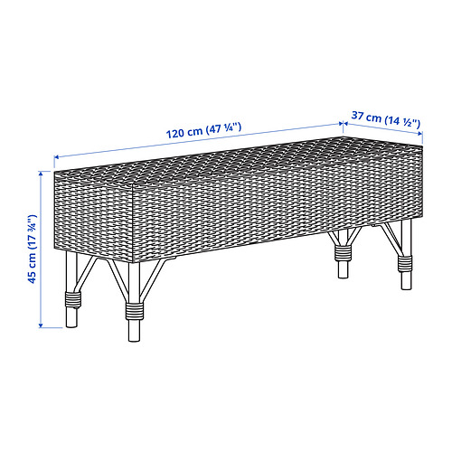 TOLKNING - 收納長凳, 手工製 籐製 | IKEA 線上購物 - PE849757_S4