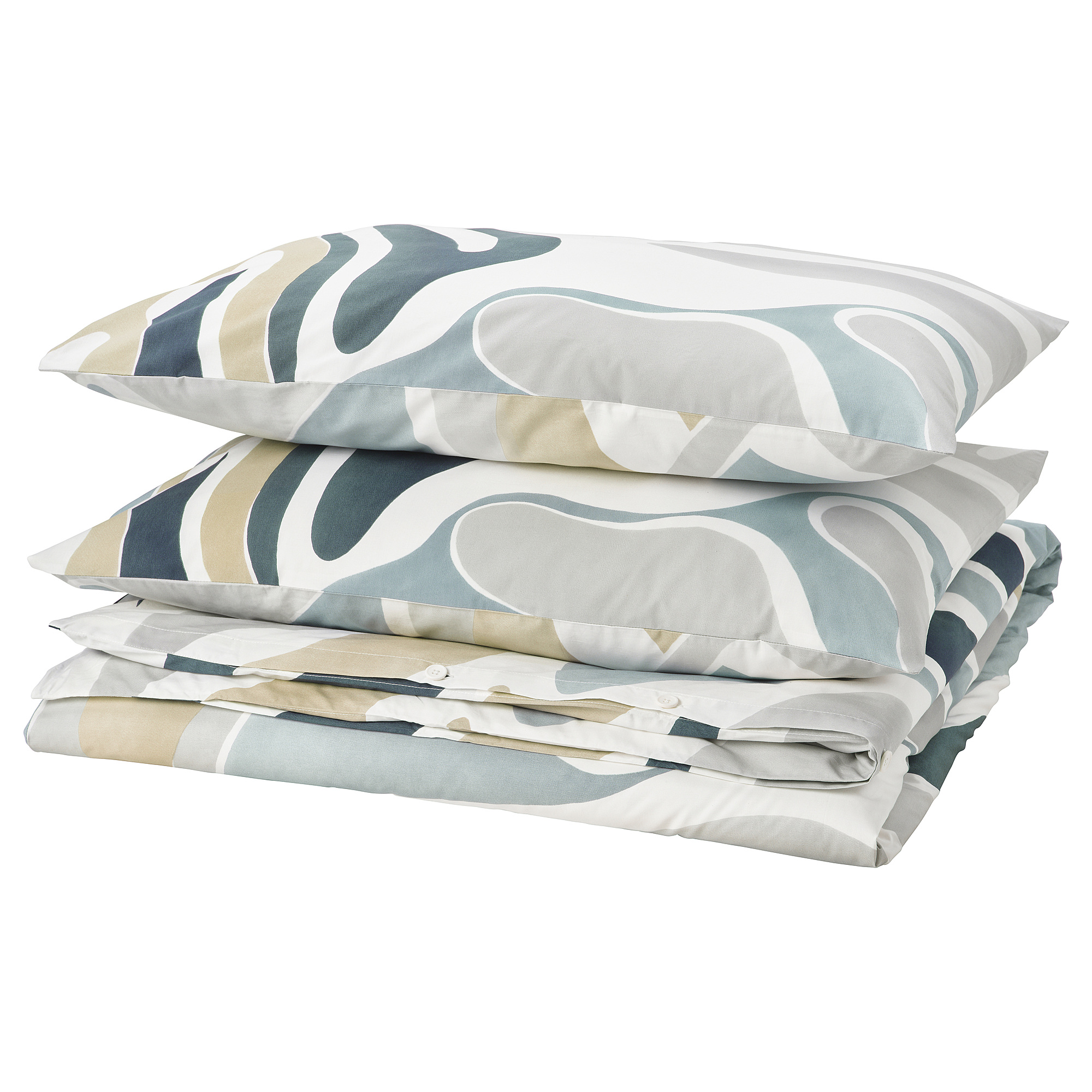 MYGGLASVINGE duvet cover and 2 pillowcases
