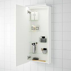 GODMORGON - wall cabinet with 1 door, high-gloss white | IKEA Taiwan Online - PE699942_S3