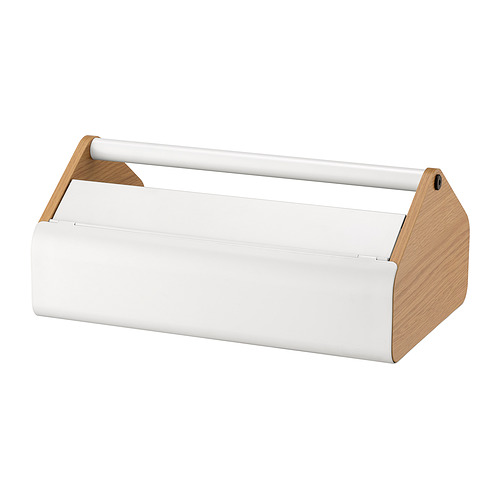 YXSTABY - 筆記型電腦架附收納盒，白色，43x27x18 公分 | IKEA 線上購物 - E1025174_S4