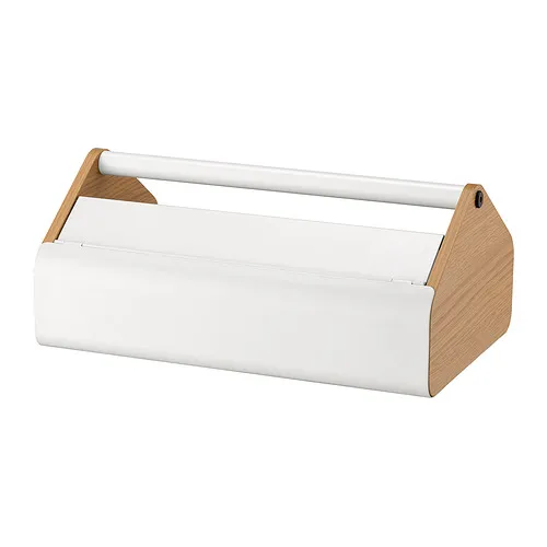 YXSTABY - 筆記型電腦架附收納盒，白色，43x27x18 公分 | IKEA 線上購物 - E1025174_S4