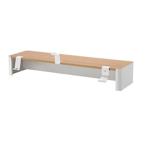 YXSTABY - gaming monitor stand, white, 98x27x16 cm | IKEA Taiwan Online - E1025173_S4