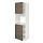 METOD - high cab f oven w 2 doors/shelves, white/Voxtorp walnut effect | IKEA Taiwan Online - PE543753_S1