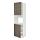 METOD - 雙門烤箱高櫃附層板, 白色/Voxtorp 胡桃木紋 | IKEA 線上購物 - PE543792_S1