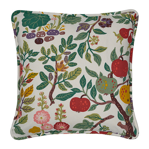 VILDPERSILJA - cushion cover, white multicolour/floral pattern, 50x50 cm | IKEA Taiwan Online - PE926824_S4