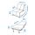 LYCKSELE LÖVÅS - chair-bed, Tutstad multicolour | IKEA Taiwan Online - PE849789_S1
