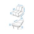 LYCKSELE LÖVÅS chair-bed