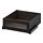 KOMPLEMENT - drawer with framed glass front, black-brown | IKEA Taiwan Online - PE750572_S1