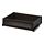 KOMPLEMENT - drawer with framed glass front, black-brown | IKEA Taiwan Online - PE750574_S1