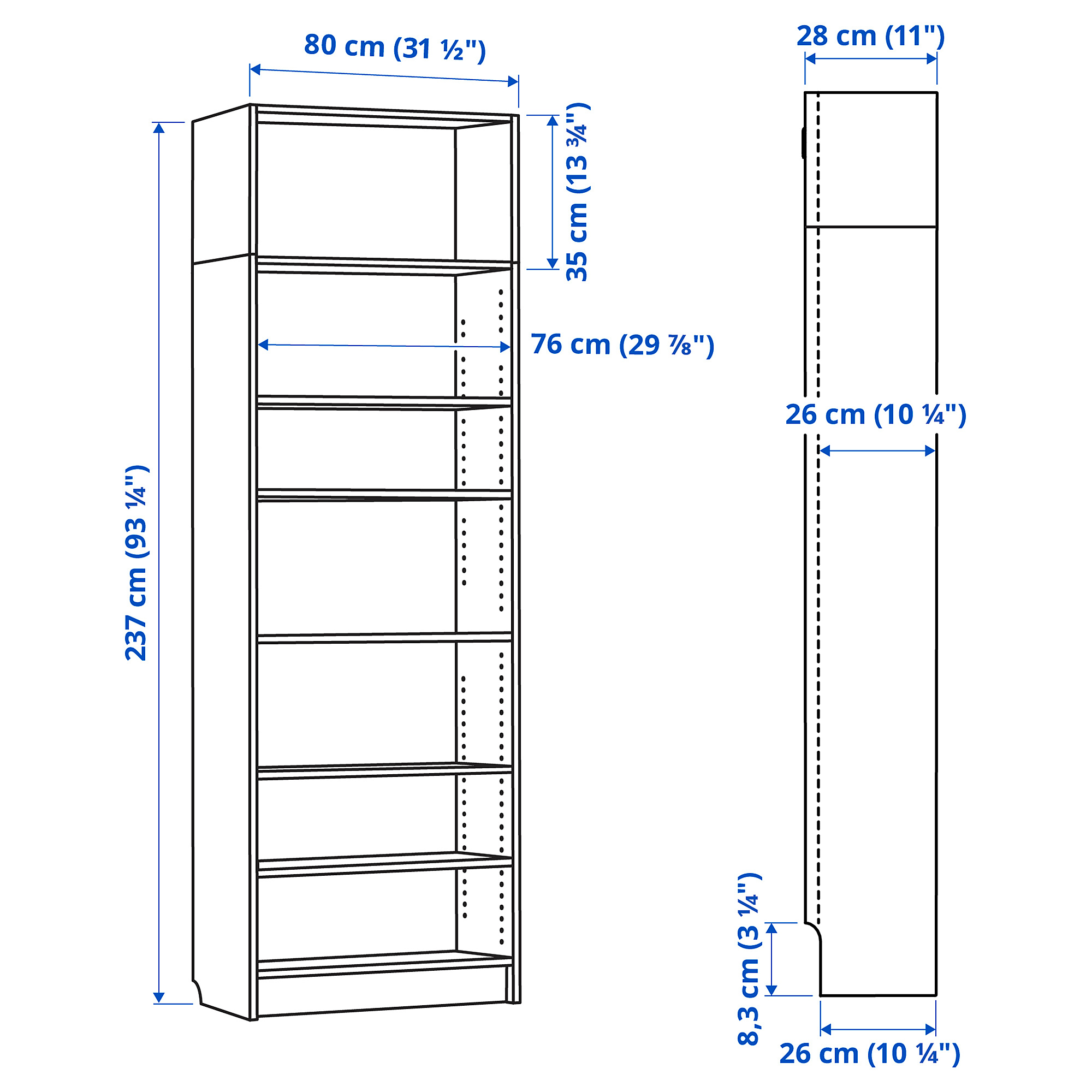 BILLY bookcase
