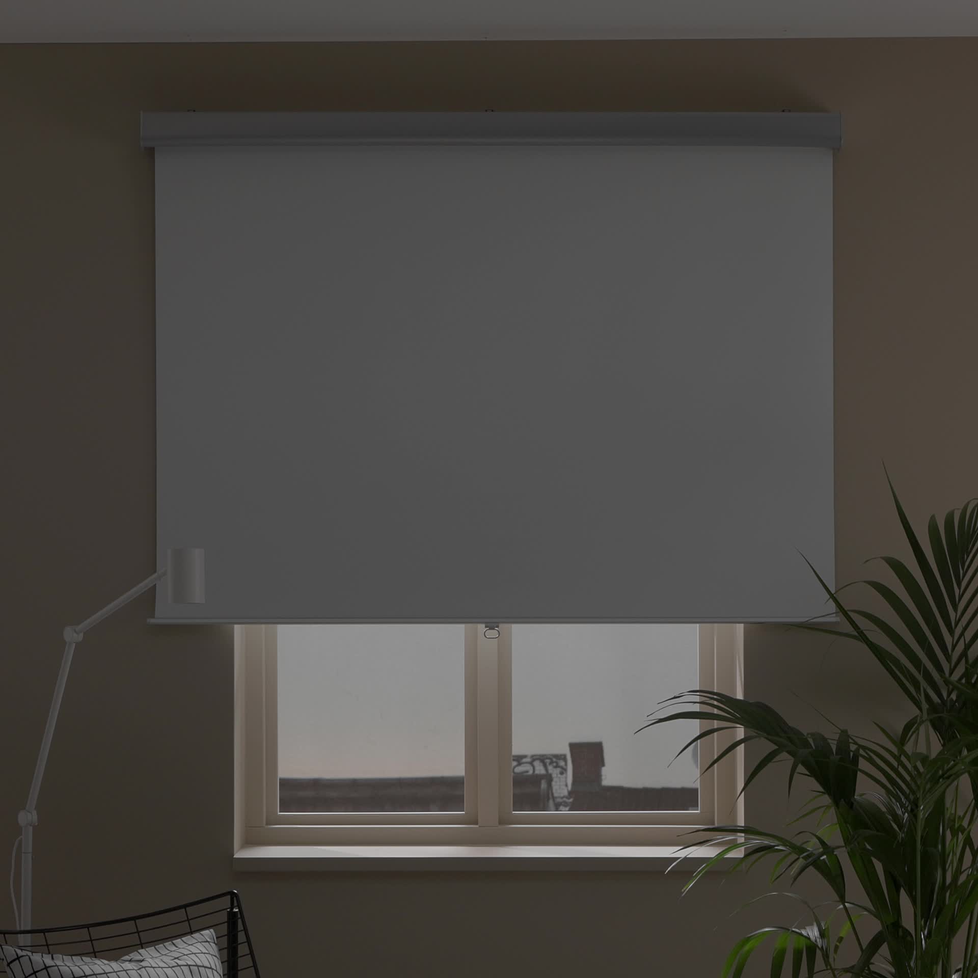 TRETUR - block-out roller blind, white, 100x195 cm | IKEA Taiwan