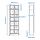 BILLY/OXBERG - bookcase combination/glass doors, white stained oak veneer/glass | IKEA Taiwan Online - PE849845_S1