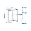 BILLY/OXBERG bookcase with doors