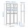 BILLY/OXBERG - bookcase with panel/glass doors, white stained oak veneer/glass | IKEA Taiwan Online - PE849853_S1