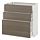 METOD - base cabinet with 3 drawers, white Maximera/Voxtorp walnut | IKEA Taiwan Online - PE544058_S1