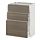 METOD - base cabinet with 3 drawers, white Maximera/Voxtorp walnut | IKEA Taiwan Online - PE544094_S1