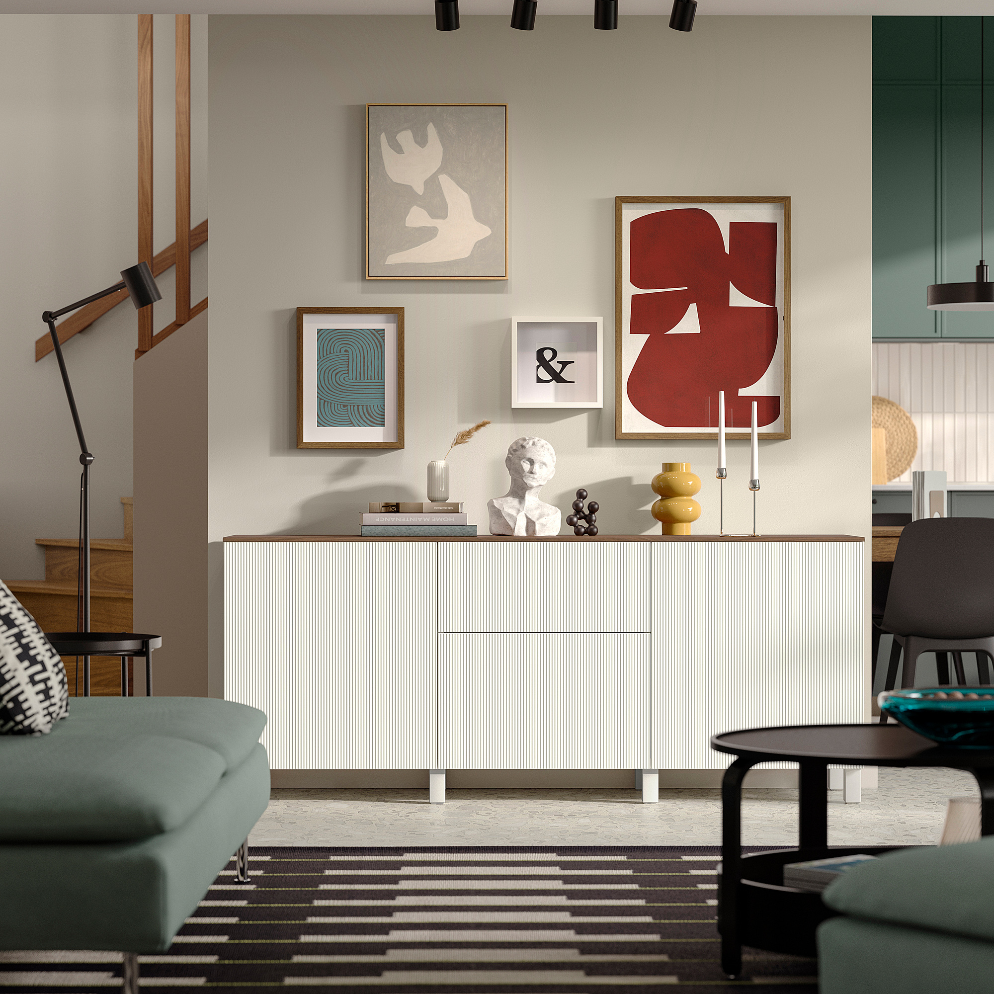 BESTÅ 收納組合附抽屜