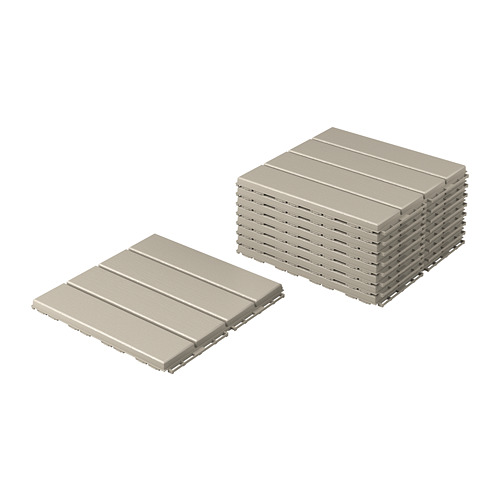 RUNNEN - 戶外拼接地板, 米色, 0.81 平方公尺 | IKEA 線上購物 - PE806626_S4