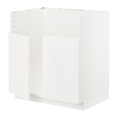 METOD - BREDSJÖN雙槽水槽底櫃, 白色/Veddinge 白色 | IKEA 線上購物 - PE711063_S4