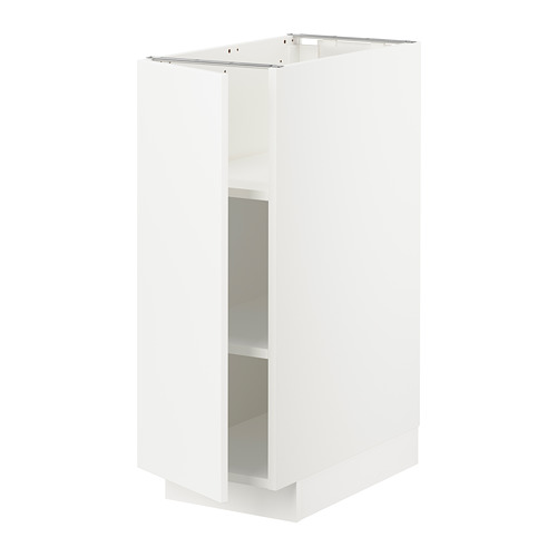 METOD - base cabinet with shelves, white/Veddinge white | IKEA Taiwan Online - PE711076_S4