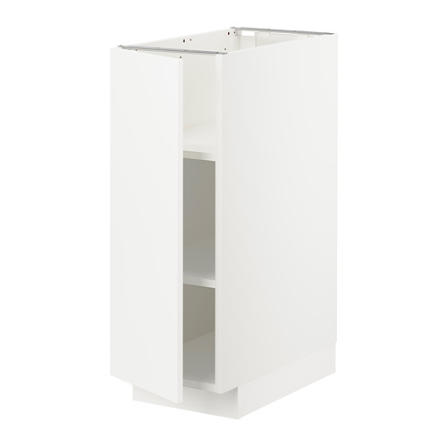 METOD base cabinet with shelves