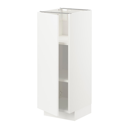 METOD - base cabinet with shelves, white/Veddinge white, 30x37x80 cm | IKEA Taiwan Online - PE711078_S4