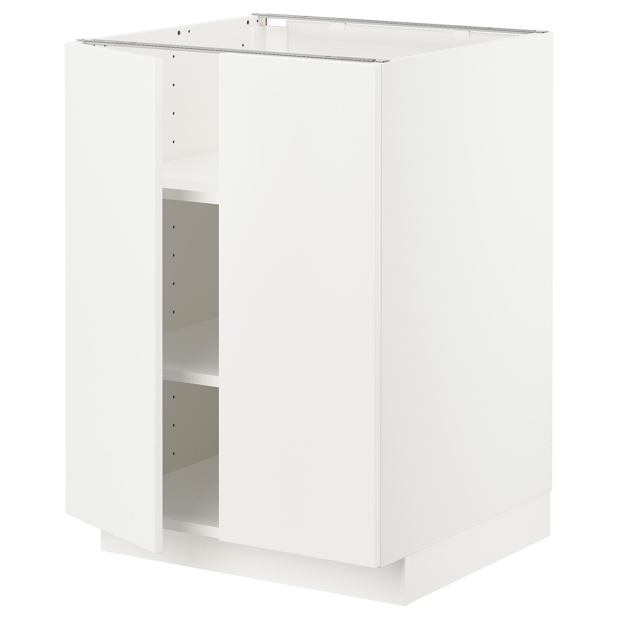 METOD base cabinet with shelves/2 doors