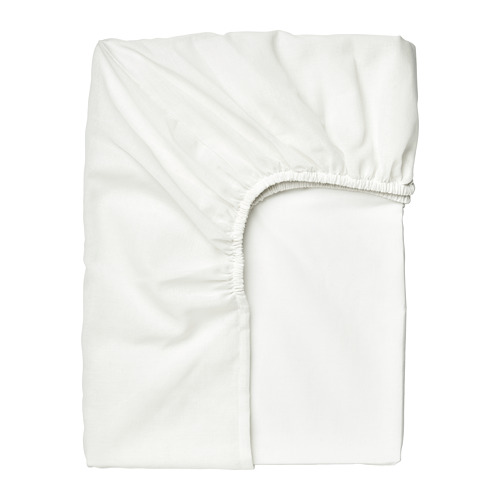 TAGGVALLMO - fitted sheet, white, 90x200 cm | IKEA Taiwan Online - PE750724_S4